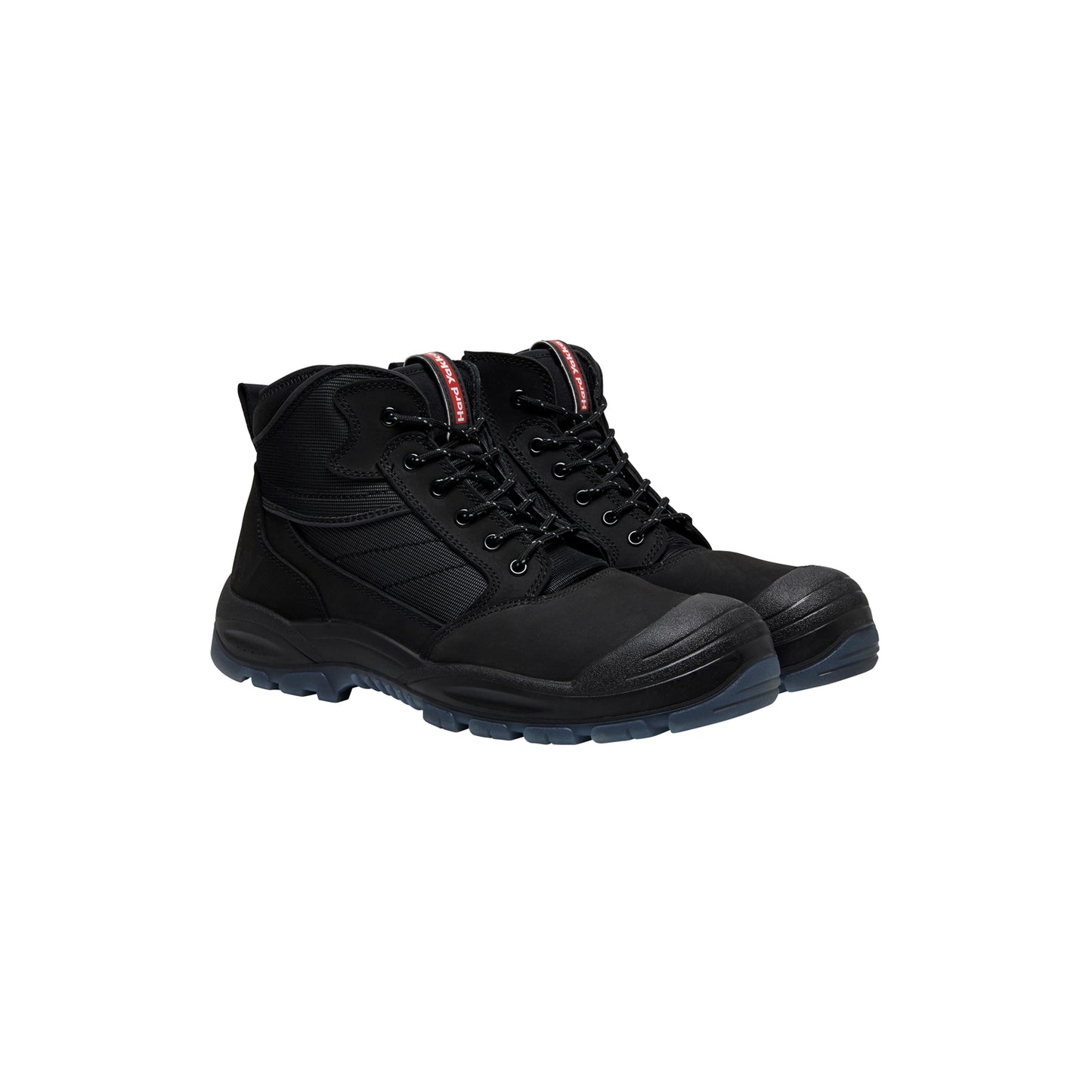 Hard Yakka Y60235 Nite Vision Hi Vis Lace Up Steel Toe Safety Boot - Black