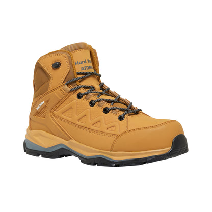 Hard Yakka Y60280 Atomic Hybrid Lace Up & Side Zip Safety Boot - Wheat