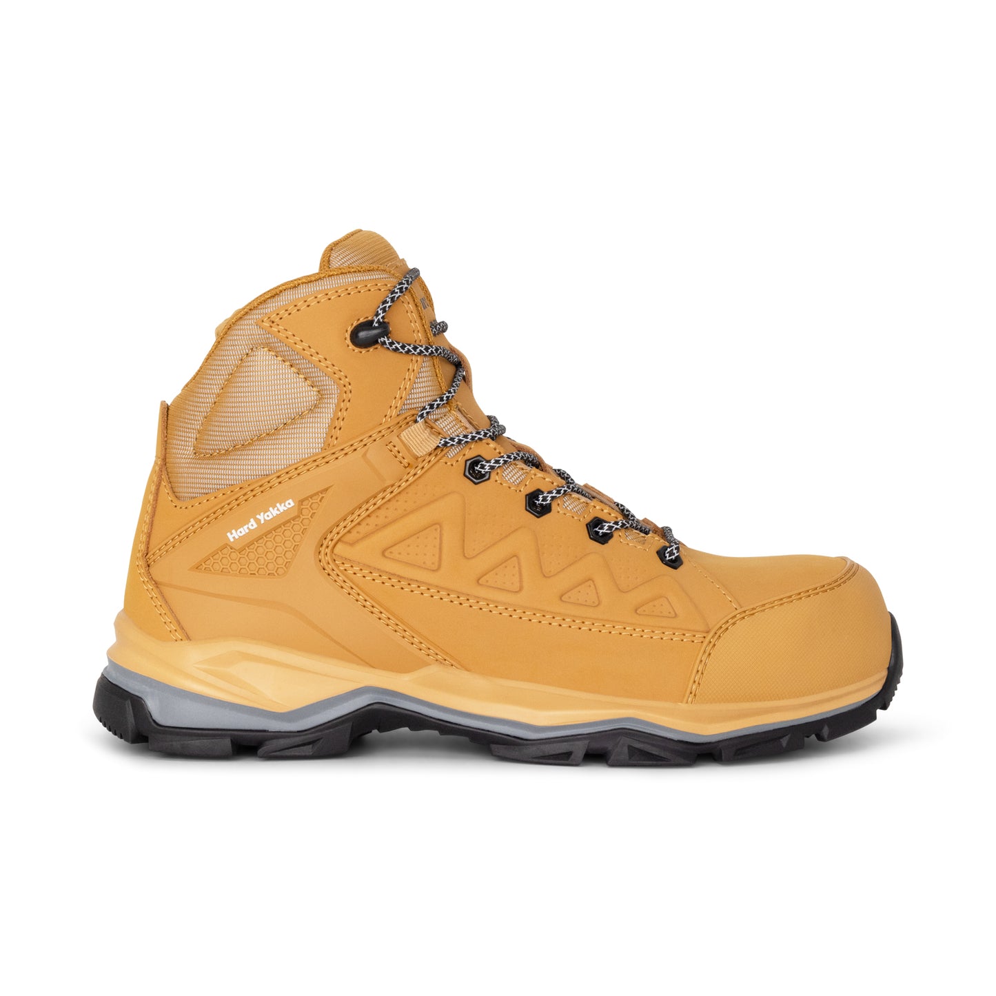Hard Yakka Y60280 Atomic Hybrid Lace Up & Side Zip Safety Boot - Wheat