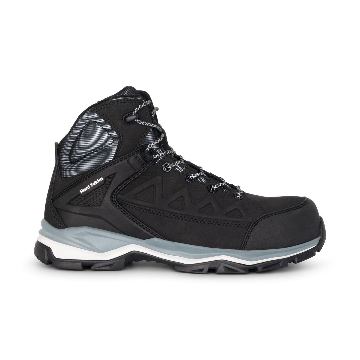 Hard Yakka Y60285 Atomic Hybrid Lace Up & Side Zip Safety Boot - Black