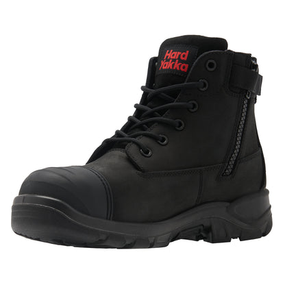 Hard Yakka Y60360 TOUGHMAXX 6Z Steel Toe Safety Boot - Black