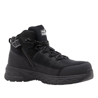 Hard Yakka Y60363 X Range Mid Composite Toe Safety Boot - Black