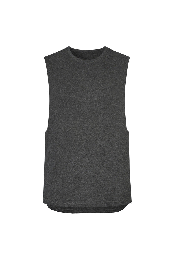 Syzmik Men's Streetworx Sleeveless Tee - Charcoal Marle