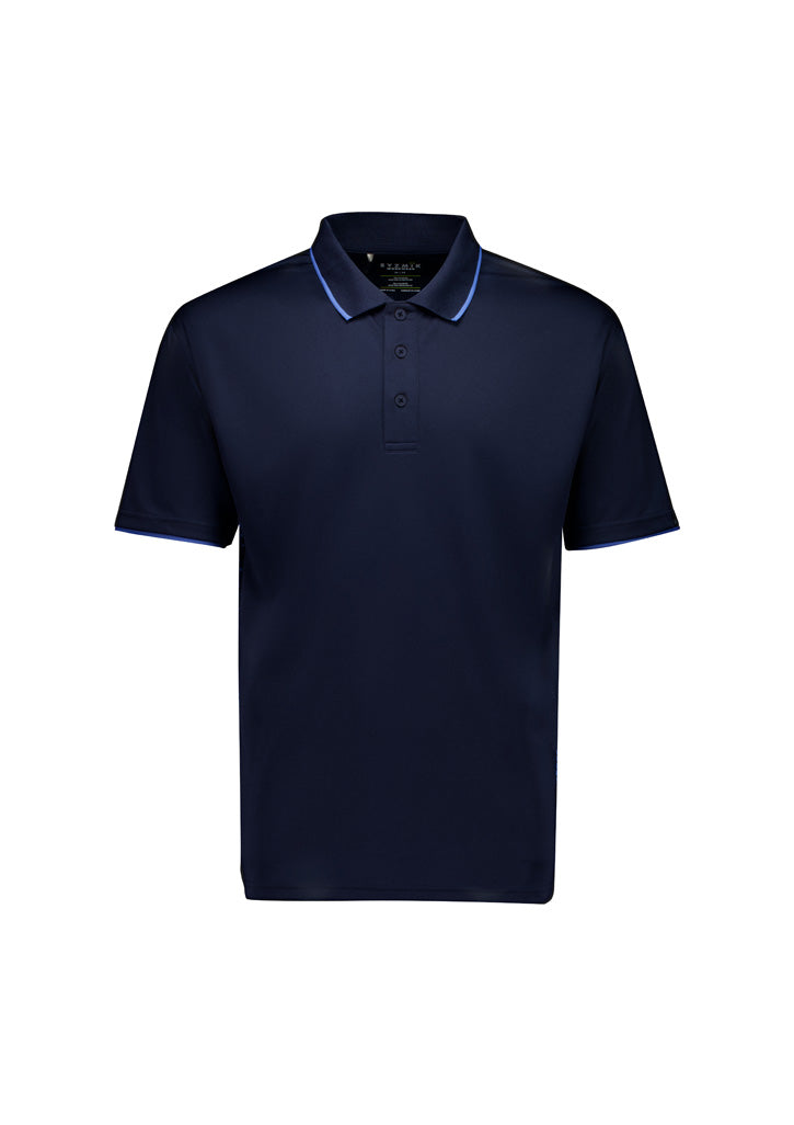 Syzmik Men's Spark Short Sleeve Polo - Navy/Blue