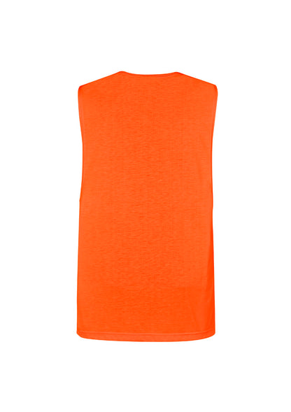 Syzmik Men's Hi Vis Sleeveless Tee - Orange