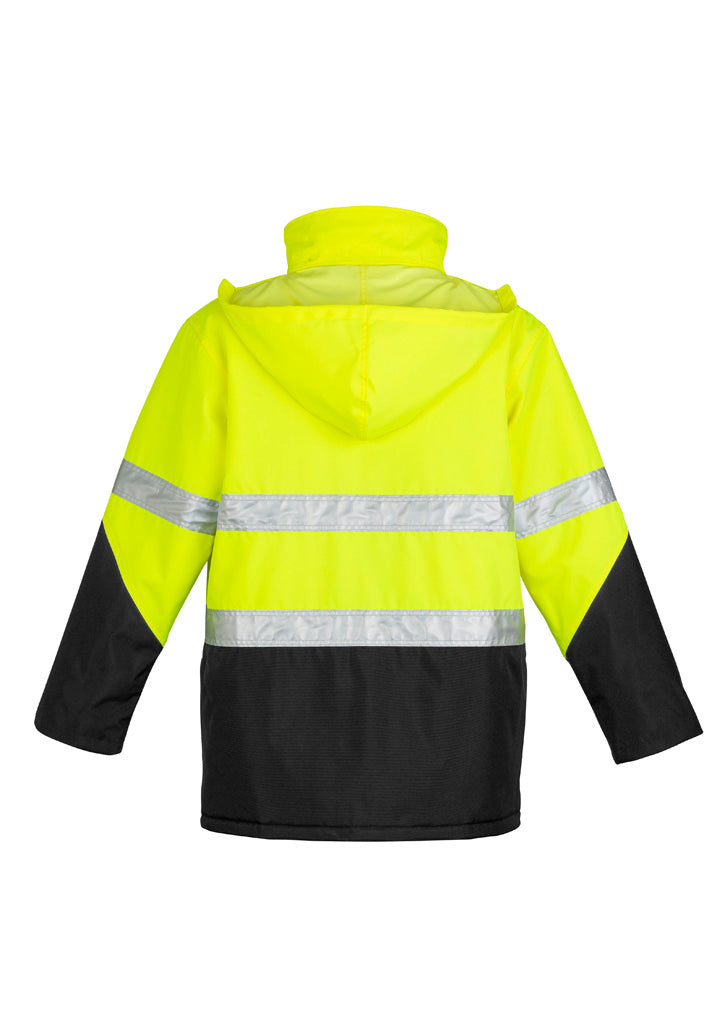 Syzmik Men's Hi Vis Storm Jacket - Yellow/Black