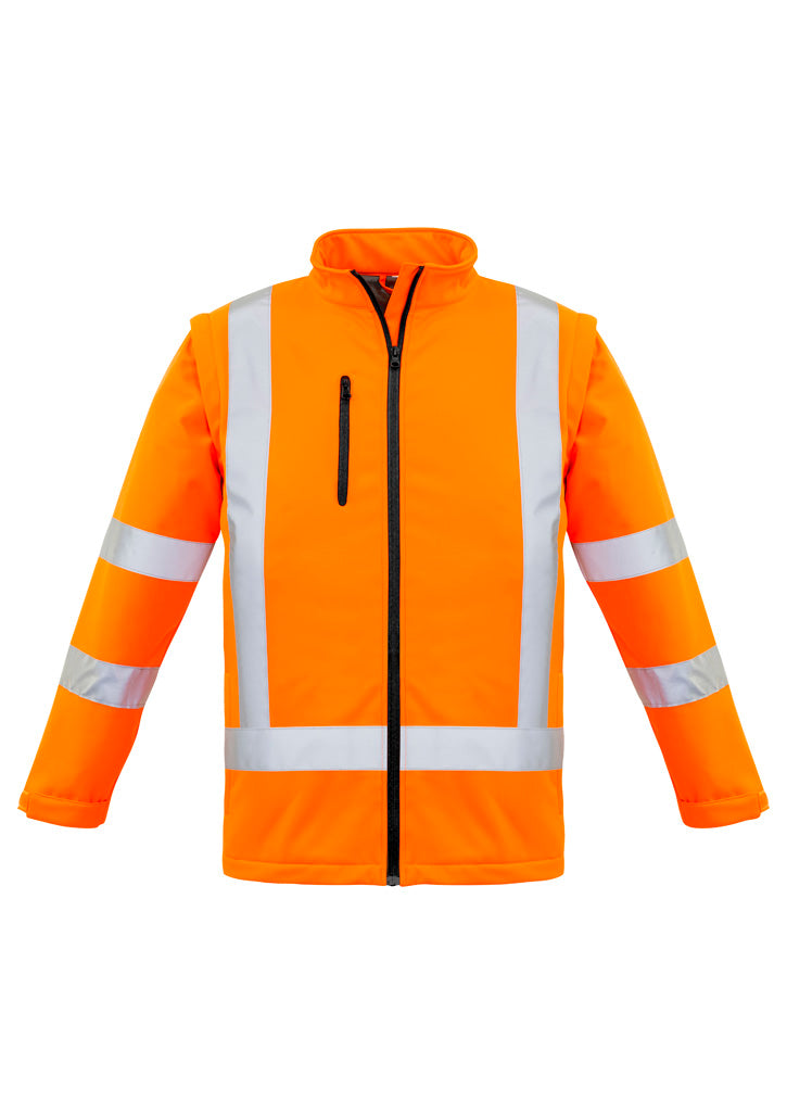 Unisex Hi Vis X Back 2 In 1 Softshell Jacket product front