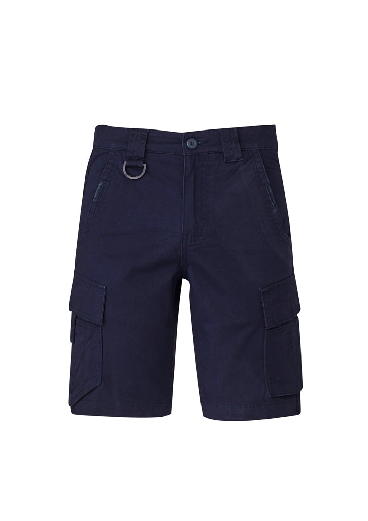 Syzmik Men's Streetworx Curved Cargo Short - Navy