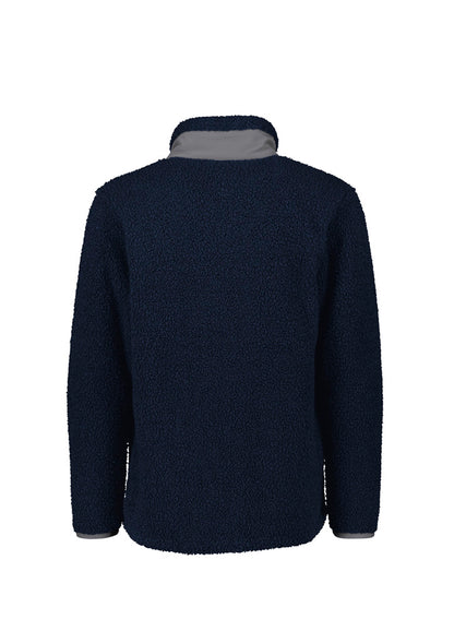 Syzmik Unisex Streetworx Full Zip Sherpa Fleece - Navy