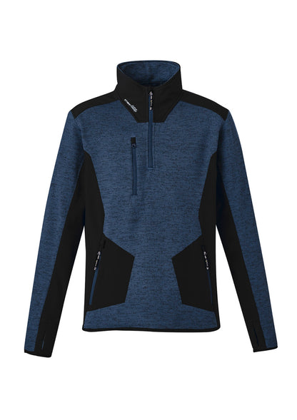 Syzmik Unisex Streetworx Reinforced Knit 1/2 Zip Pullover - Navy