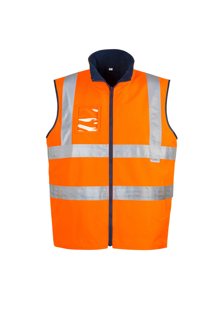 Syzmik Men's Hi Vis Lightweight Waterproof Vest - Orange
