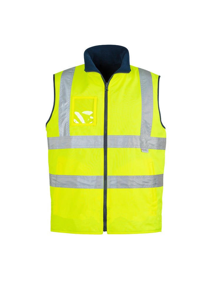 Syzmik Men's Hi Vis Lightweight Waterproof Vest - Yellow