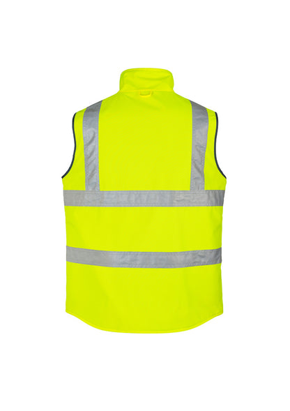 Syzmik Men's Hi Vis Lightweight Waterproof Vest - Yellow