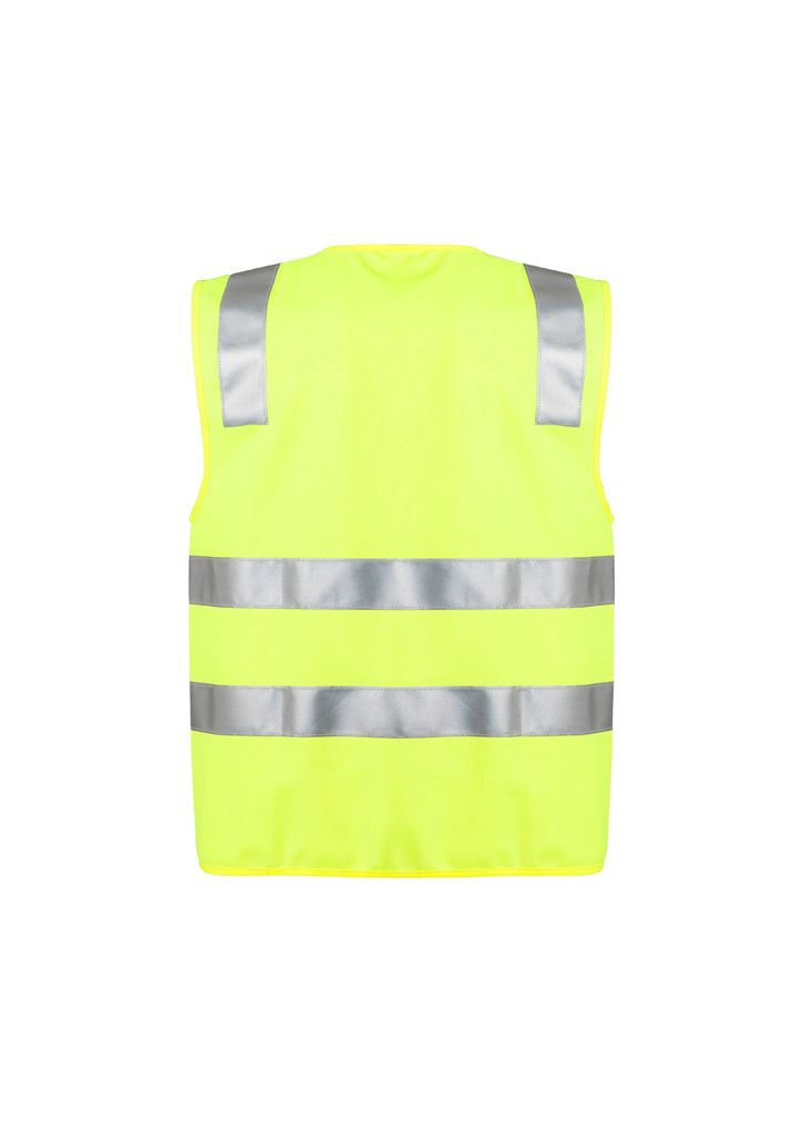 Syzmik Unisex Hi Vis Zip Vest - Yellow