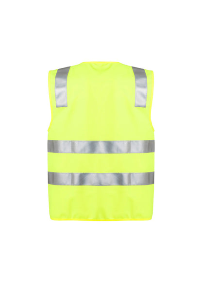 Syzmik Unisex Hi Vis Zip Vest - Yellow