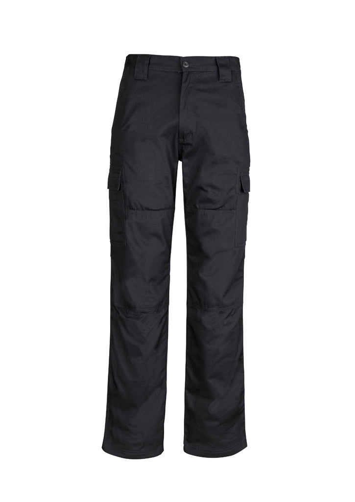 Syzmik Men's Midweight Drill Cargo Pant (Stout) - Black