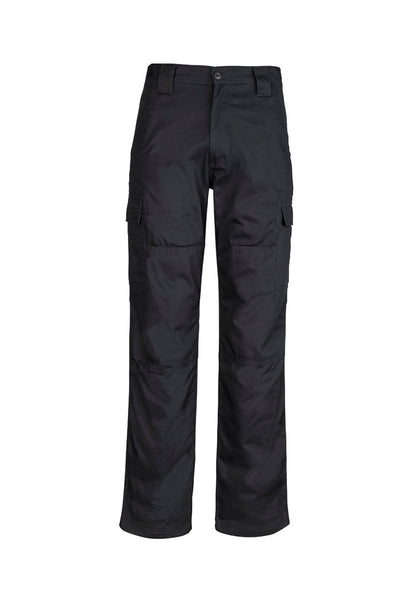Syzmik Men's Midweight Drill Cargo Pant (Stout) - Black