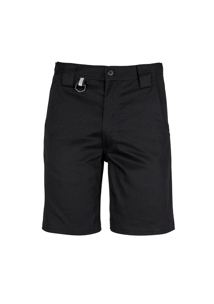 Syzmik Men's Plain Utility Short - Black