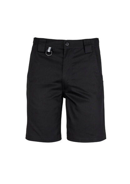 Syzmik Men's Plain Utility Short - Black
