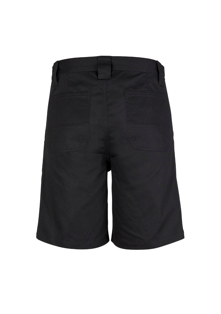Syzmik Men's Plain Utility Short - Black