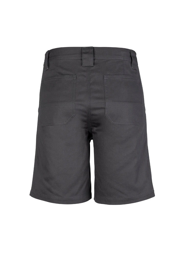 Syzmik Men's Plain Utility Short - Charcoal