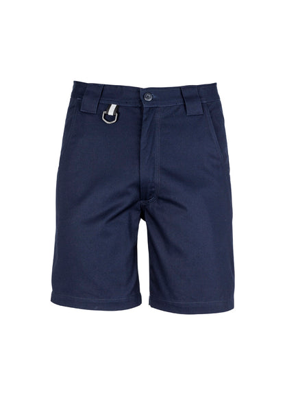 Syzmik Men's Plain Utility Short - Navy