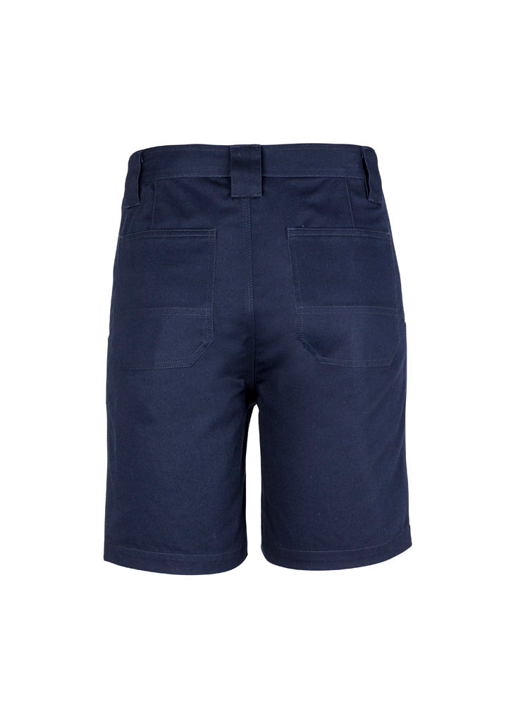 Syzmik Men's Plain Utility Short - Navy