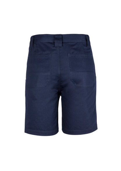 Syzmik Men's Plain Utility Short - Navy