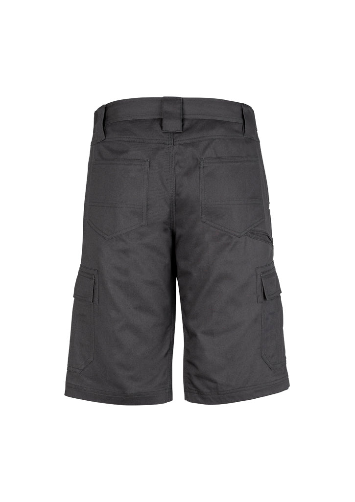 Syzmik Men's Midweight Drill Cargo Short - Charcoal