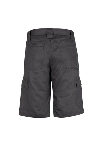 Syzmik Men's Midweight Drill Cargo Short - Charcoal