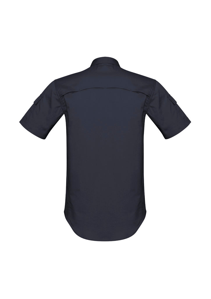 Syzmik Men's Rugged Cooling Short Sleeve Shirt - Charcoal