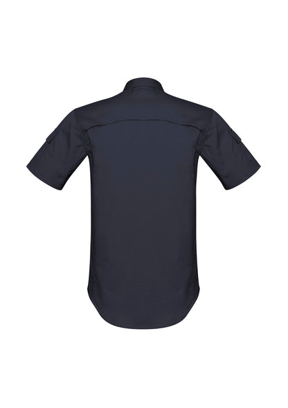 Syzmik Men's Rugged Cooling Short Sleeve Shirt - Charcoal