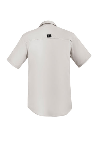 Syzmik Men's Outdoor Short Sleeve Shirt - Natural