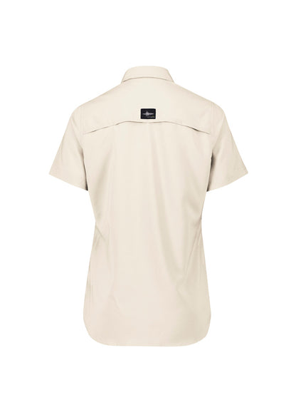Syzmik Women's Outdoor Short Sleeve Shirt - Sand