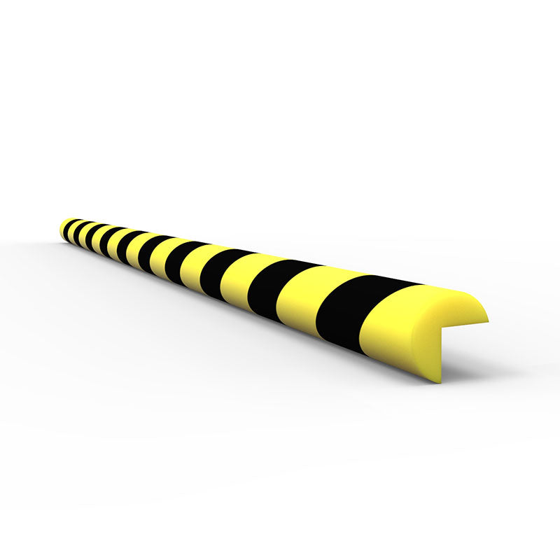Anti Collision Strip 1m Polyurethane Black/Yellow