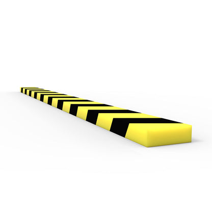 Anti Collision Strip 1m Polyurethane Black/Yellow