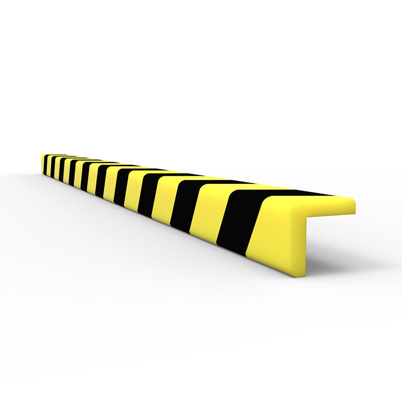 Anti Collision Strip 1m Polyurethane Black/Yellow