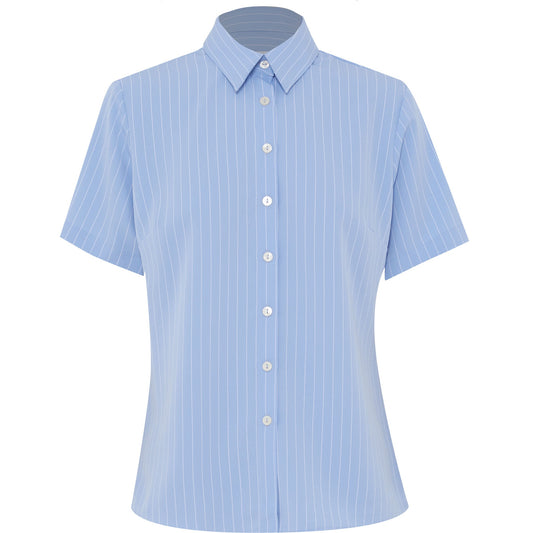 NNT CAT48E Poly Print Short Sleeve Action Back Shirt