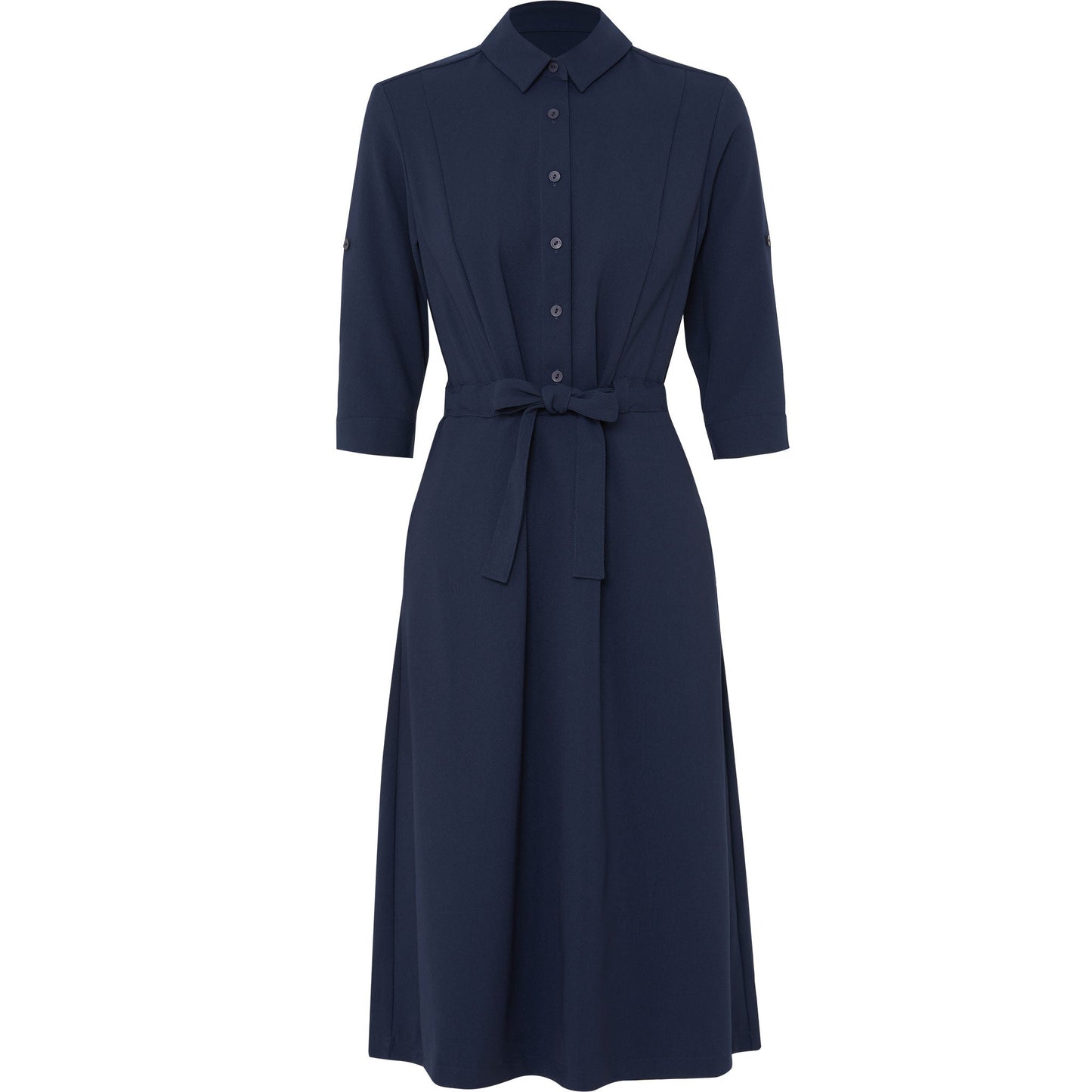 NNT CAT67Y Heavy Stretch Georgette Shirt Dress