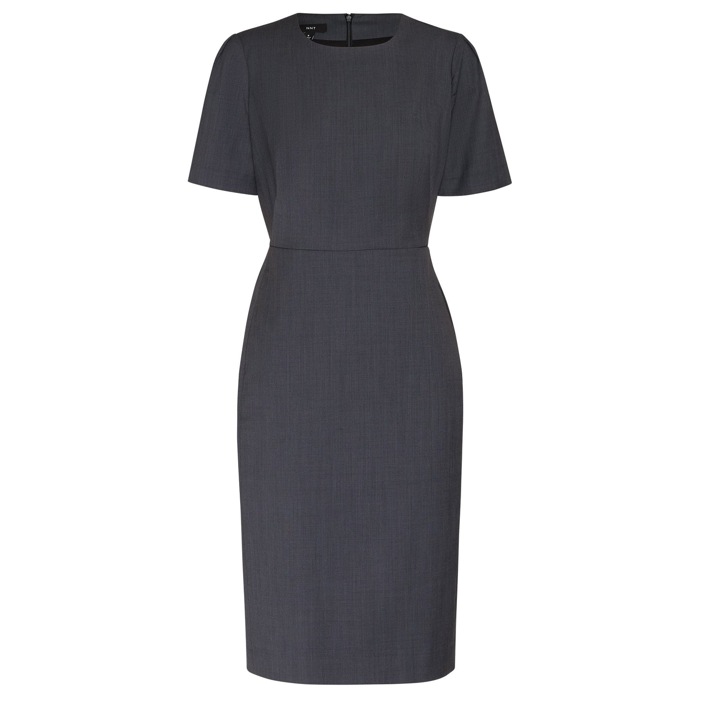 NNT CAT69W Wool Blend Twill Short Sleeve Dress