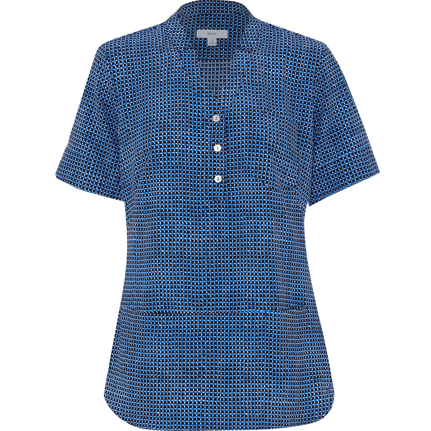 NNT CAT9R9 Pixel Print Short Sleeve Tunic