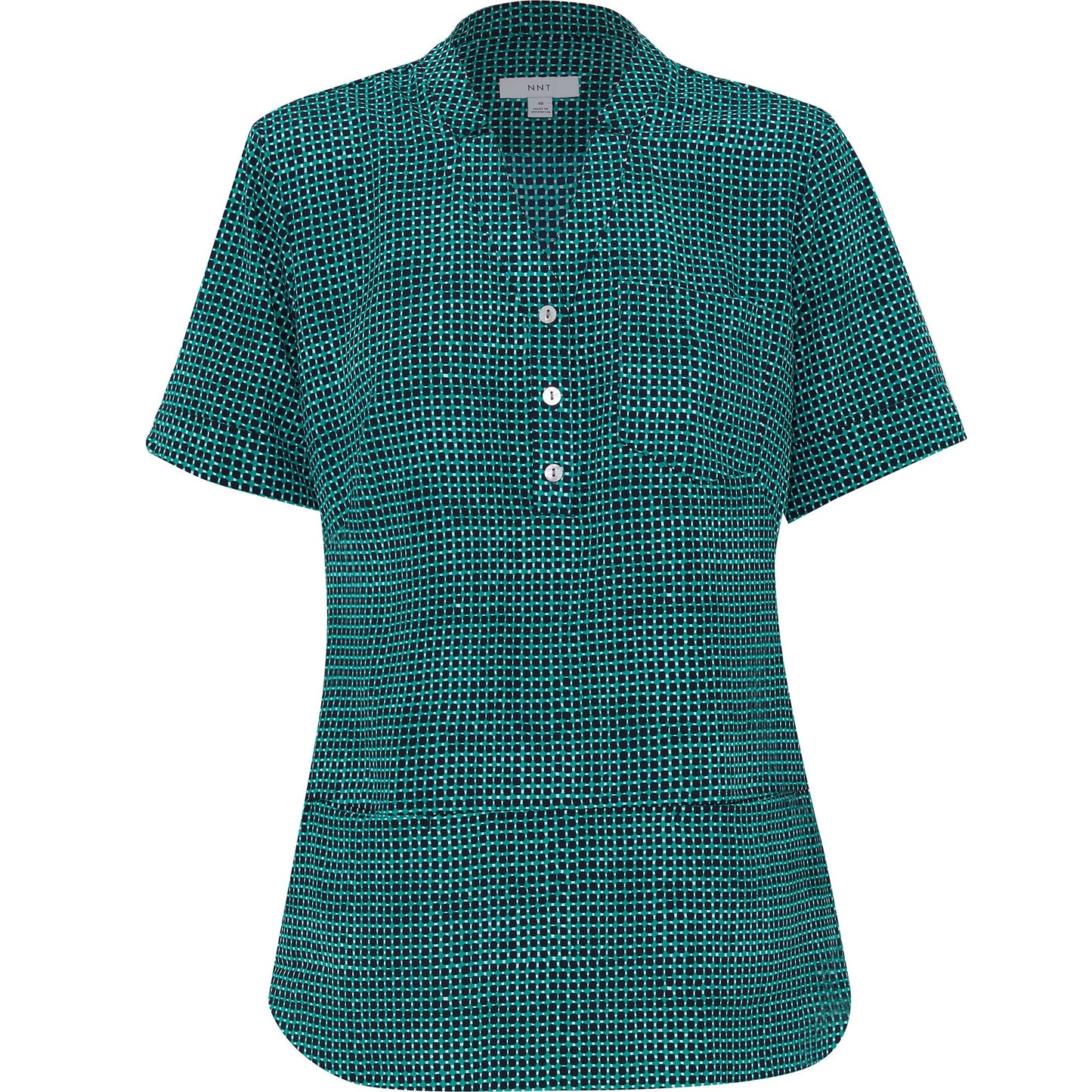NNT CAT9R9 Pixel Print Short Sleeve Tunic