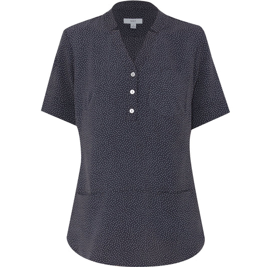 NNT CAT9XP Silvi Spot Print Short Sleeve Tunic