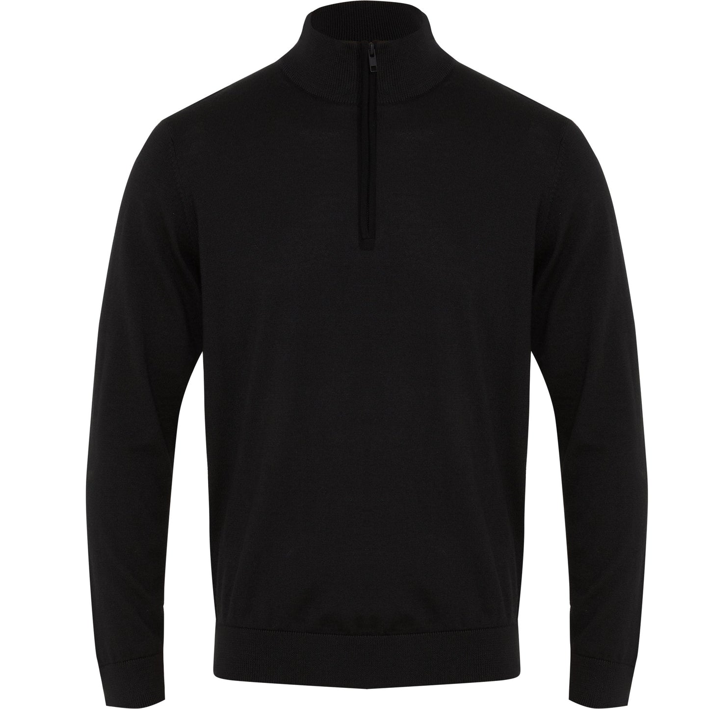 NNT CATE37 Trevira Wool Blend Long Sleeve Zip Neck Jumper