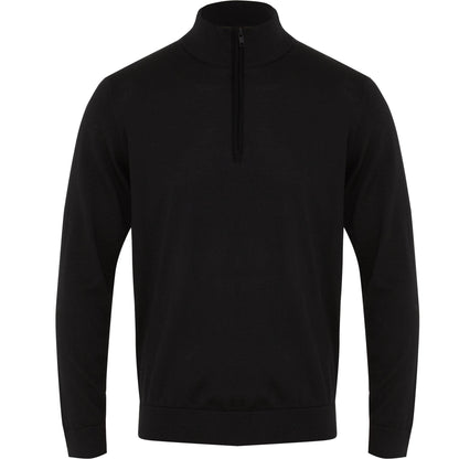 NNT CATE37 Trevira Wool Blend Long Sleeve Zip Neck Jumper