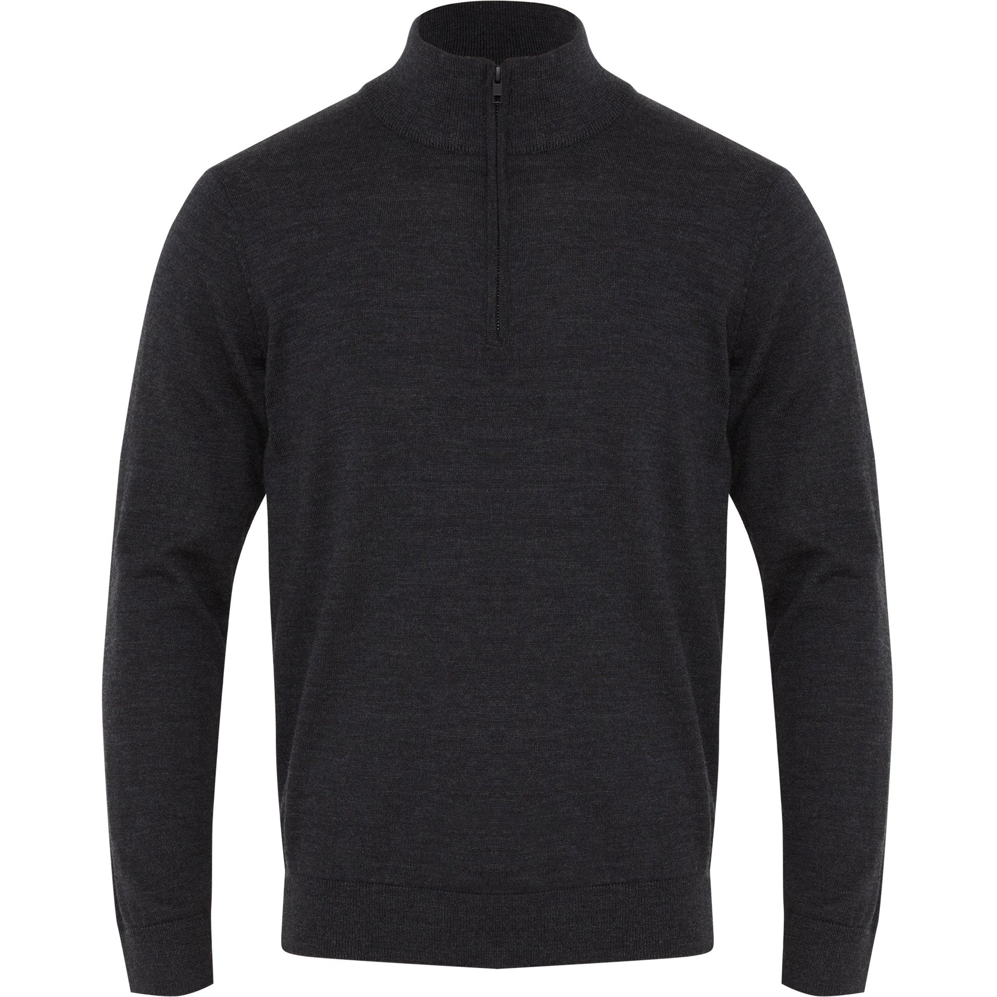 NNT CATE37 Trevira Wool Blend Long Sleeve Zip Neck Jumper