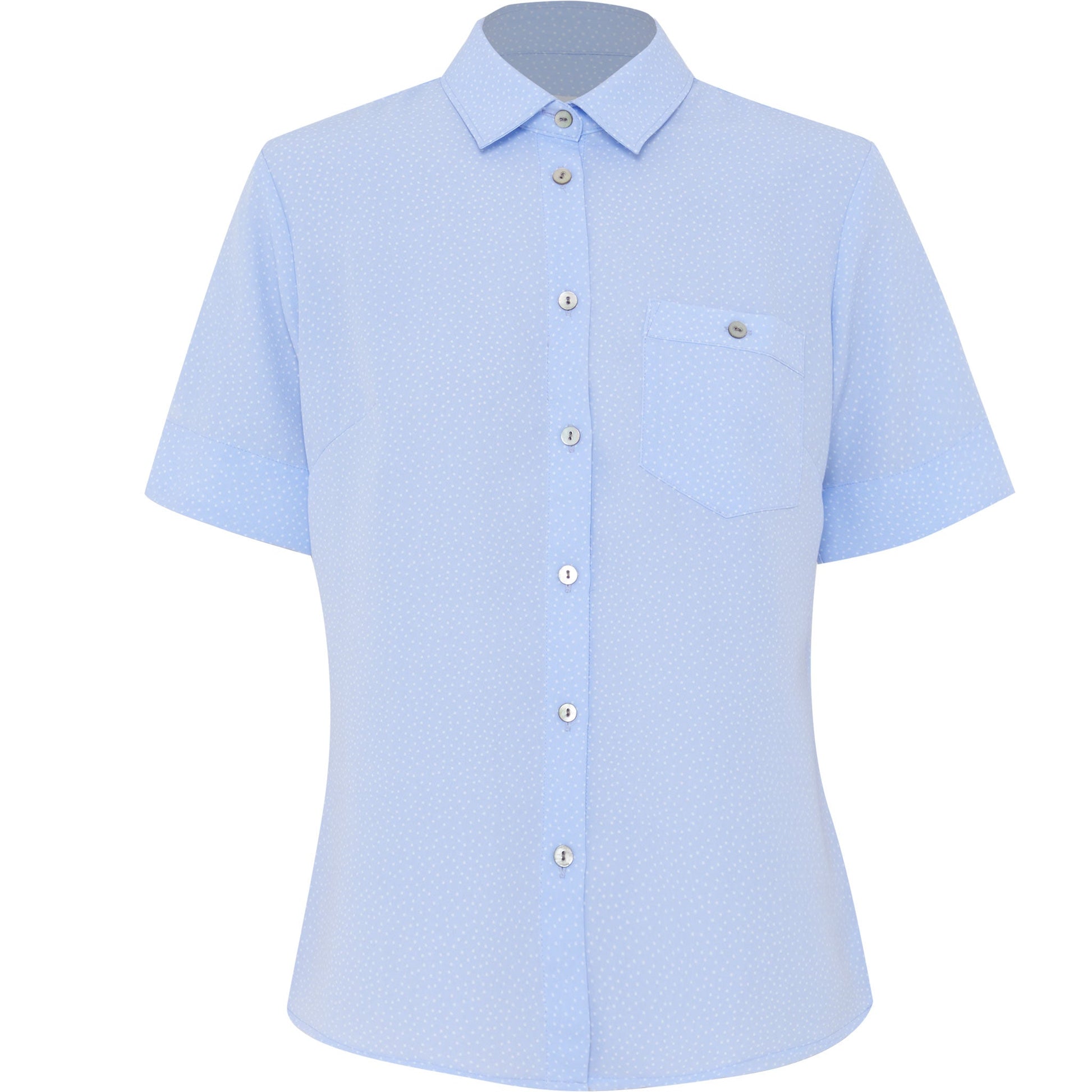 NNT CATU7H Silvi Spot Print Short Sleeve Shirt