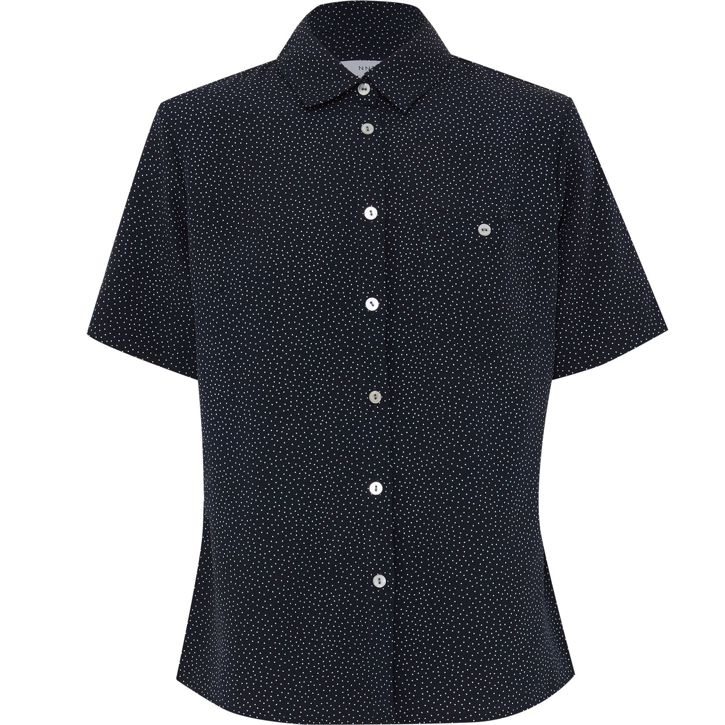 NNT CATU7H Silvi Spot Print Short Sleeve Shirt