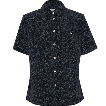 NNT CATU7H Silvi Spot Print Short Sleeve Shirt