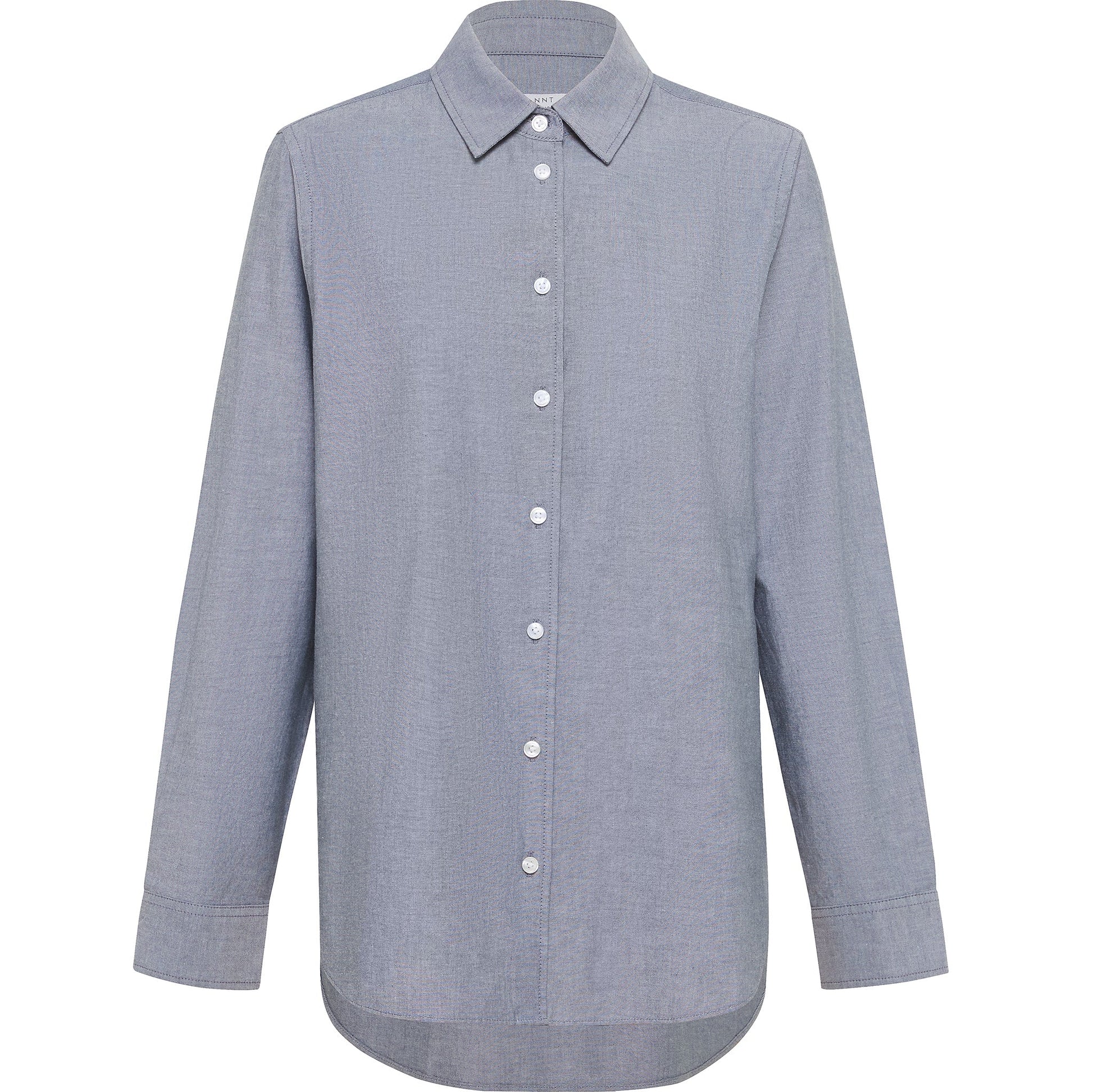 NNT CATUSZ Cotton Chambray Long Sleeve Shirt
